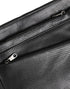 Dolce & Gabbana Black Palmellato Leather Logo Plaque Shoulder Borse Bag